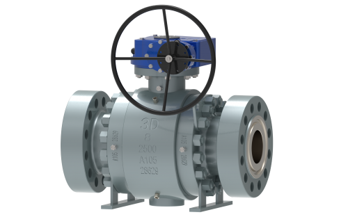 High-performance high-pressure trunnion ball valves