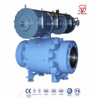 Pneumatic actuator ball valve